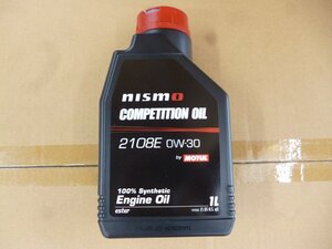 送料無料 即納 新品 ニスモ NISMO モチュール MOTUL コンペティションオイル エンジンオイル タイプ 2108E 1L（0W30）KL000-RS331