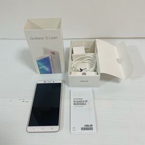 未検品 キレイ ASUS ZenFone 3 Laser ZC551KL Android ZC551KL ASUS_Z01BDA シルバー レーザーオートフォーカス C287