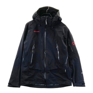 【1円】MAMMUT マムート マムートGORE TEX 2WAYマウンテンパーカー ブラック系 L [240003001348]