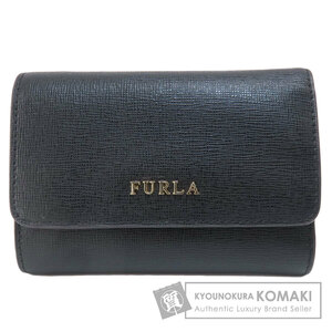 Furla フルラ ロゴ金具 二つ折り財布（小銭入れあり） PVC レディース 中古