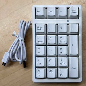 FILCO Majestouch TenKeyPad 2 Professional Cherry MX静音スイッチ USBポータブルメカニカルテンキーパッド マッドホワイト FTKP22MPS/MW2