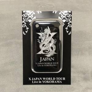 X JAPAN　iPhone ケース　黒　未開封　(iPhone 3GS/3G用)　★★★送料込み★★★　超レア　X JAPAN WORLD TOUR Live in YOKOHAMA