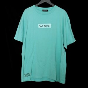 PATRIOT ロゴTシャツ ブルー系 XLサイズ パトリオット 半袖カットソー Tシャツ