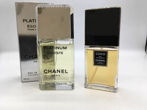 １円【CHANEL 】香水 2個セット EAU DE TOILETTE COCO EGOISTE シャネル フレグランス fragrance Perfume パフューム まとめ売り セット