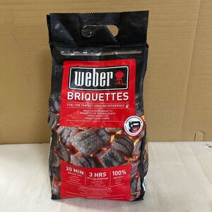 Weber BBQ用 炭 燃料 固形炭 固形燃料 海外製品 開封品 内容量重さ約5キロ ジッパー付き 着火未確認 キャンプやパーティなど 