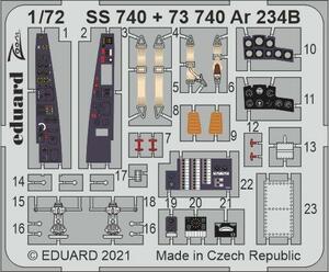 エデュアルド(73740) 1/72 アラド Ar-234B用エッチングパーツ(ドラゴン、ホビー2000用)