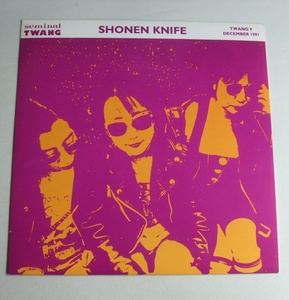 seminal TWANG 少年ナイフ SHONEN KNIFE Space Christmas / Bear Up Bison シングル レコード 7インチ EP 1991 Zero 英国盤