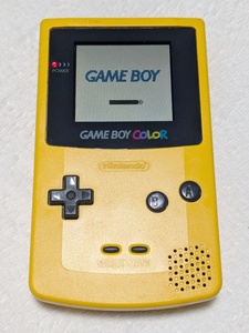 【1円～】任天堂 ゲームボーイカラー イエロー CGB-001 本体のみ Nintendo GAMEBOY COLOR