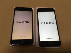  Apple iPhone 6　２台まとめて　 64GB 利用制限◯ 初期化済み　1円～ 動作品