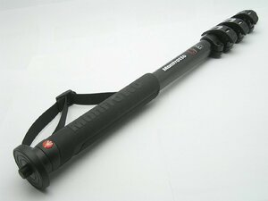 ★ハローカメラ★1198 Manfrotto MPMXPROC4 (CF Carbon fiber mAg magnesium) 4段一脚 ( 縮長 約 54cm . 伸長 約 167cm ) 動作確認.良品