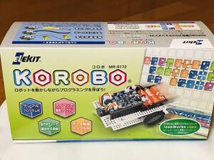 ★新品未使用★イーケイジャパン ELEKIT ロボットプログラミング入門　KOROBO コロボ　MR-9172 プログラミングロボット★