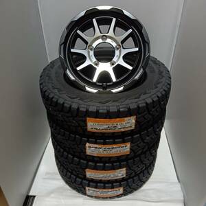 ラスト1台 マッドヴァンス06 5.5-16+22 5/139 マットブラックポリッシュ オープンカントリーR/T 185/85R16 105/103N 2024年製 64ジムニー