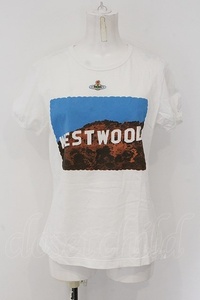 Vivienne Westwood / ハリウッドTシャツ M ホワイト O-24-11-24-027-ts-YM-OS