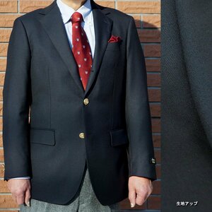 新品!OXFORD CLASSIC PremiumLine 紺ブレザー ネイビーブレザー メンズ 秋冬春 サキソニー 金ボタン 紺無地 0488 BＢ6