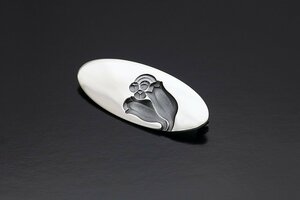 超美品 GEORG JENSEN ジョージジェンセン チューリップ ブローチ #448 Sv925 箱取カード