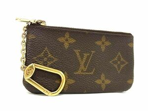 1円 ■美品■ LOUIS VUITTON ルイヴィトン M62650 モノグラム ポシェット クレ コインパース コインケース 小銭入れ ブラウン系 AY5475