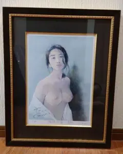 石川吾郎 「裸婦 蒼い情熱」AP版 絵画 リトグラフ