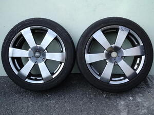 ABTハイグロス社外アルミ +35 5H100 57.1 225/45R17バリ山ラジアルダンロップディレッツァDZ101 VW GOLF MK4 BORA NEW BEETLE 86 BRZ PRIUS