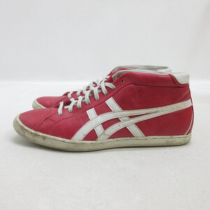 y■【26.5cm】オニツカタイガー/onitsuka tiger SECK MT THL831レザースニーカー■赤MENS/13【中古】