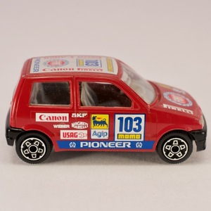 イタリア ブラーゴ（BURAGO） フィアット ラリー FIAT CINQUECENTO RALLY 1/43