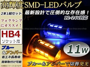 クラウンマジェスタ 180 LEDバルブ フォグランプ ウイフォグ ウインカー ターン マルチ HB4 11W プロジェクター 黄