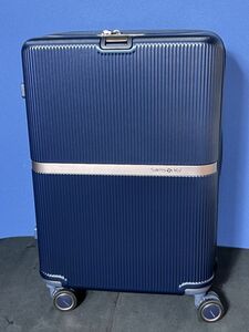 【超美品！】 Samsonite サムソナイト キャリーケース ミンタースピナー61 ネイビー HH5*41006 TSAロック搭載 2-3泊程度用