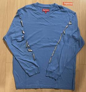 Supreme 2023FW Racing Intarsia LS Top blue Sサイズ タグ付き 中古 古着 シュプリーム レーシング インタースィア ロンT 青 ブルー