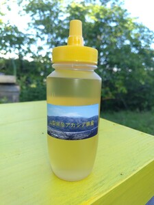 山梨県産 アカシア蜂蜜 300g（トンガリ容器）1本入り2024年5月採り