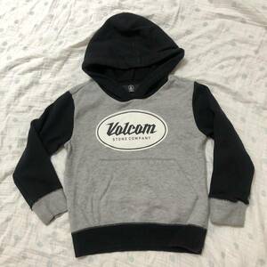 【中古】VOLCOM キッズ プルオーバー パーカー 3T 100サイズ