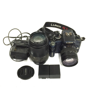 Panasonic LUMIX DMC-G1 G VARIO 1:3.5-5.6/14-45 1:4-5.6/45-200 ミラーレス一眼 デジタルカメラ QR014-80