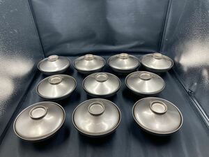 漆器　銀椀　10客　日本料理　懐石料理　碗物　夏椀　最後の出品