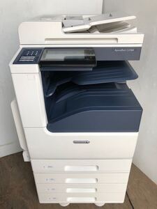 カウンター少中古XEROX富士ゼロックスフルカラーデジタル複合機ApeosPort C2360 (4段カセット)無線LAN/Wi Fi/Win/MacOS 対応apeosportc2360