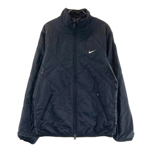 NIKE GOLF ナイキゴルフ リバーシブル 中綿ジャケット ブラック系 L [240101337011] ゴルフウェア メンズ