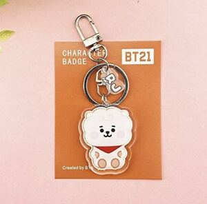 新品♪BT21!アクリルキーホルダー!キーリング!RJ♪