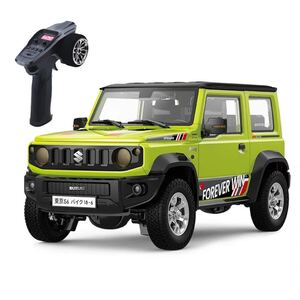 在庫処分 高級版 緑 SUZUKI JIMNY ジムニー ラジコン クローラー 1/16スケール サウンド&発煙機能 連動LED 30分航続 RTR FMS タミヤ HG4-53