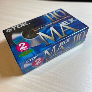 TDK MA EX 110 METAL POSITION TYPE IV カセットテープ 2 PACK 1個。