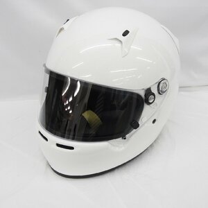 【美品】Arai アライ 四輪競技用 ヘルメット GP-5W 8859 WHITE ホワイト サイズ：XL(60-61cm) 802149533 0608