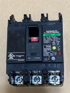 オートブレーカ 漏電遮断器 EG53C 富士電機機器制御　Fuji Electric FA E.L.CIRCUIT BREAKER