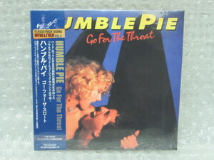 CD/ハンブル・パイ HUMBLE PIE/ゴー・フォー・ザ・スロート GO FOR THE THROAT/ボーナス・トラック4曲/紙ジャケ/VSCD4325/新品 未開封