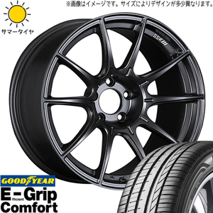 215/45R18 サマータイヤホイールセット ステップワゴン etc (GOODYEAR EfficientGrip Comfort & SSR GTX01 5穴 114.3)