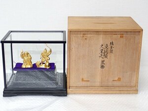 【本物保証】純金製 K24　大黒天 恵比須 2体セット 300.9g　純金の刻印あり