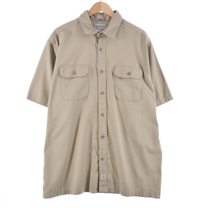 古着 カーハート Carhartt RELAXED FIT 半袖 ワークシャツ メンズXXL /eaa350564