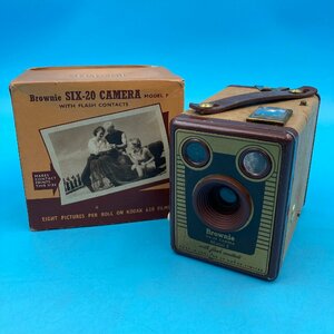 【12634】動作未確認 ジャンク コダック KODAK Brownie SIX-20 CAMERA Model F ボックスカメラ ヴィンテージ レトロ コレクション 現状品