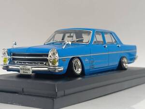 1/43 ノレブ Nissan Gloria (1967) 改 アルミ 深リム ローダウン 改造 タテグロ Mooneyes カスタム 日産名車 アシェット