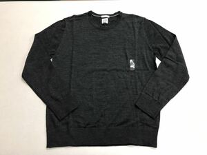 ●ＧＡＰ●新品●ウール・セーター●濃グレー●Lサイズ●ニット●ウール100％●ギャップ●ビジネス●通勤●オフィース●3-2