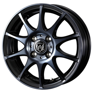 YOKOHAMA BluEarth AE-01 155/80R13 RIZLEY KC ブラックポリッシュBC 13インチ 4B+45 4H-100 4本セット