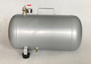 アウトレット イリイ エアーアルミタンク25Ｌ バルブ、圧力計付き