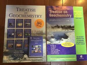 パンフレット　地球化学論文　案内　Treatise on Geochemistry