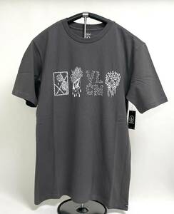 VOLCOM ボルコム AF242200STC① メンズ Sサイズ 半袖Tシャツ デザインティー バックプリント グレー系色 ヴォルコム 新品 即決 送料無料