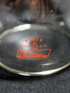 Coleman コールマン PYREX パイレックス　ビンテージ　グローブ レッドレター 赤文字 200 200A 200B 201 202 242に使えます 1